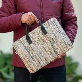 Handloom Textile Minimalist Laptop Bag