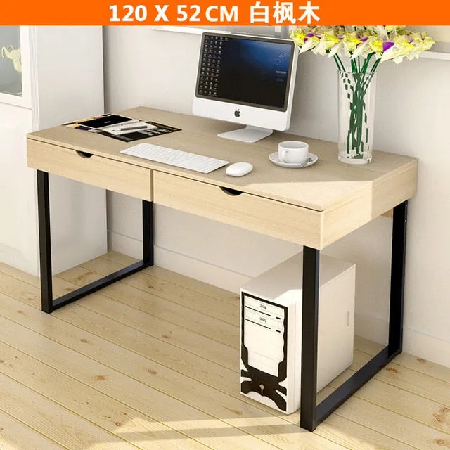 Home Desktop PC Table with 2 Drawers