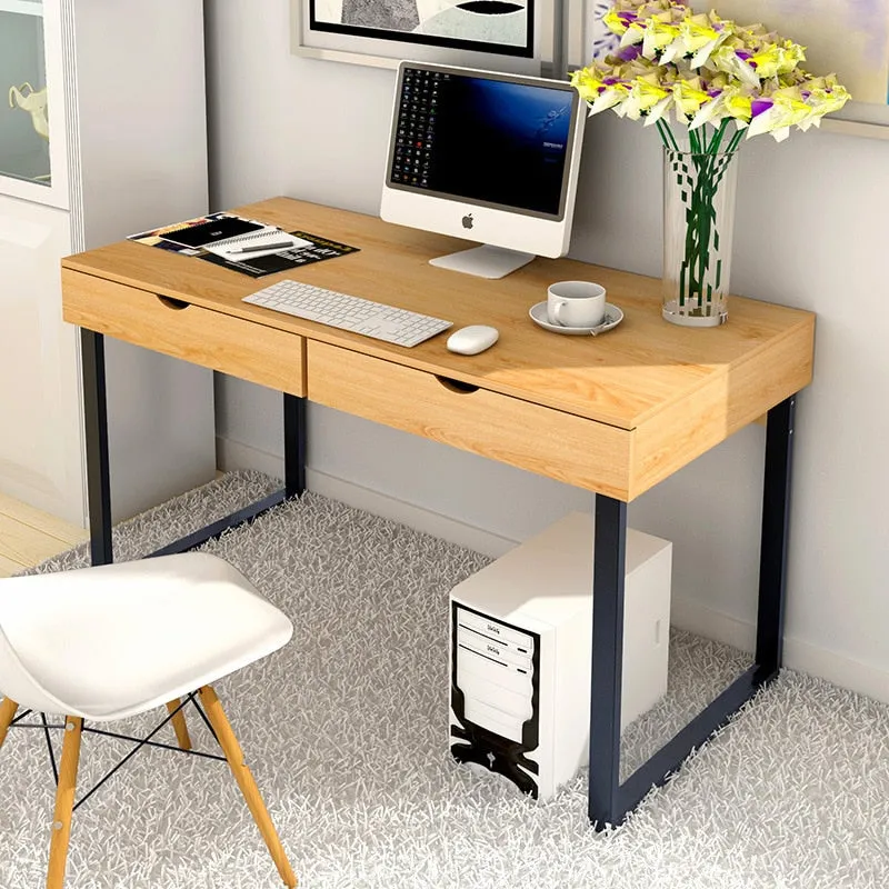 Home Desktop PC Table with 2 Drawers