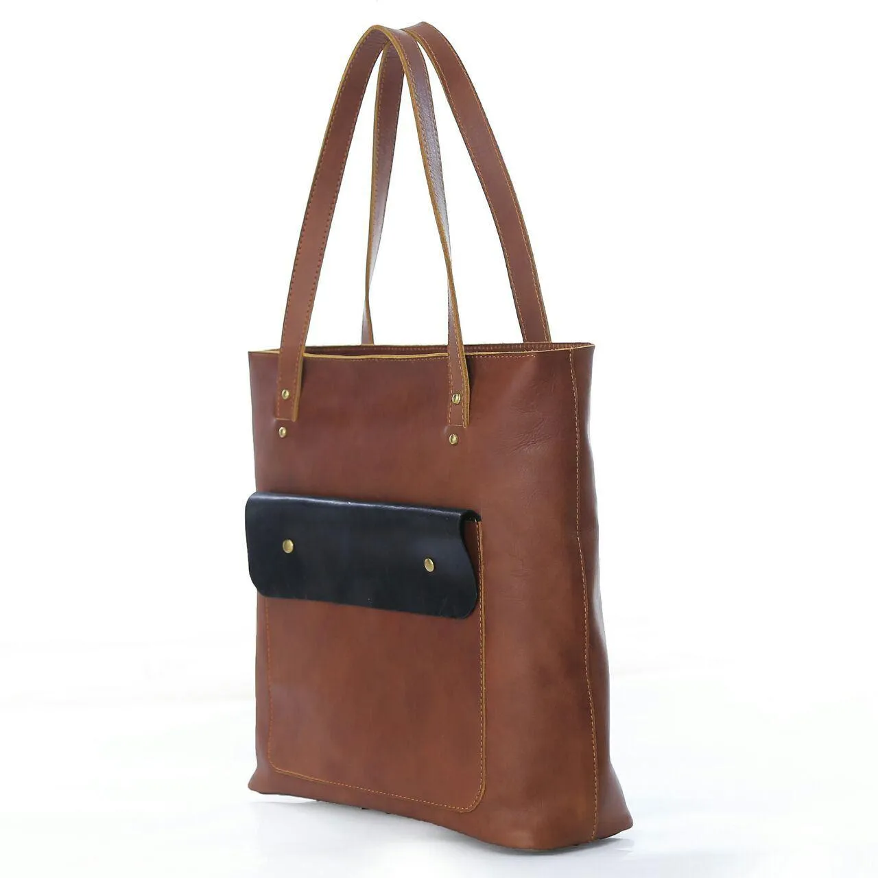 HULE TOTE: DARK BROWN