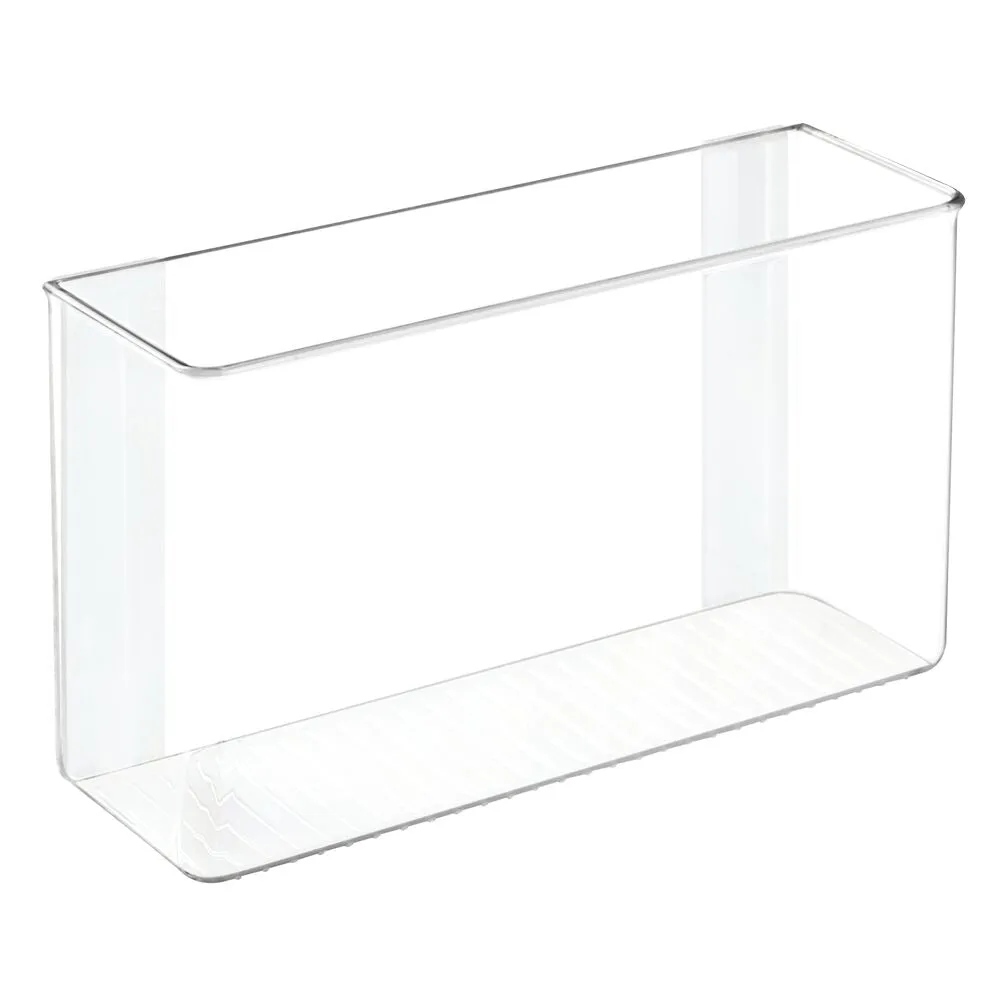 iDesign AFFIXX Linus Organizer 3.5" x 11" x 6.5" in Clear