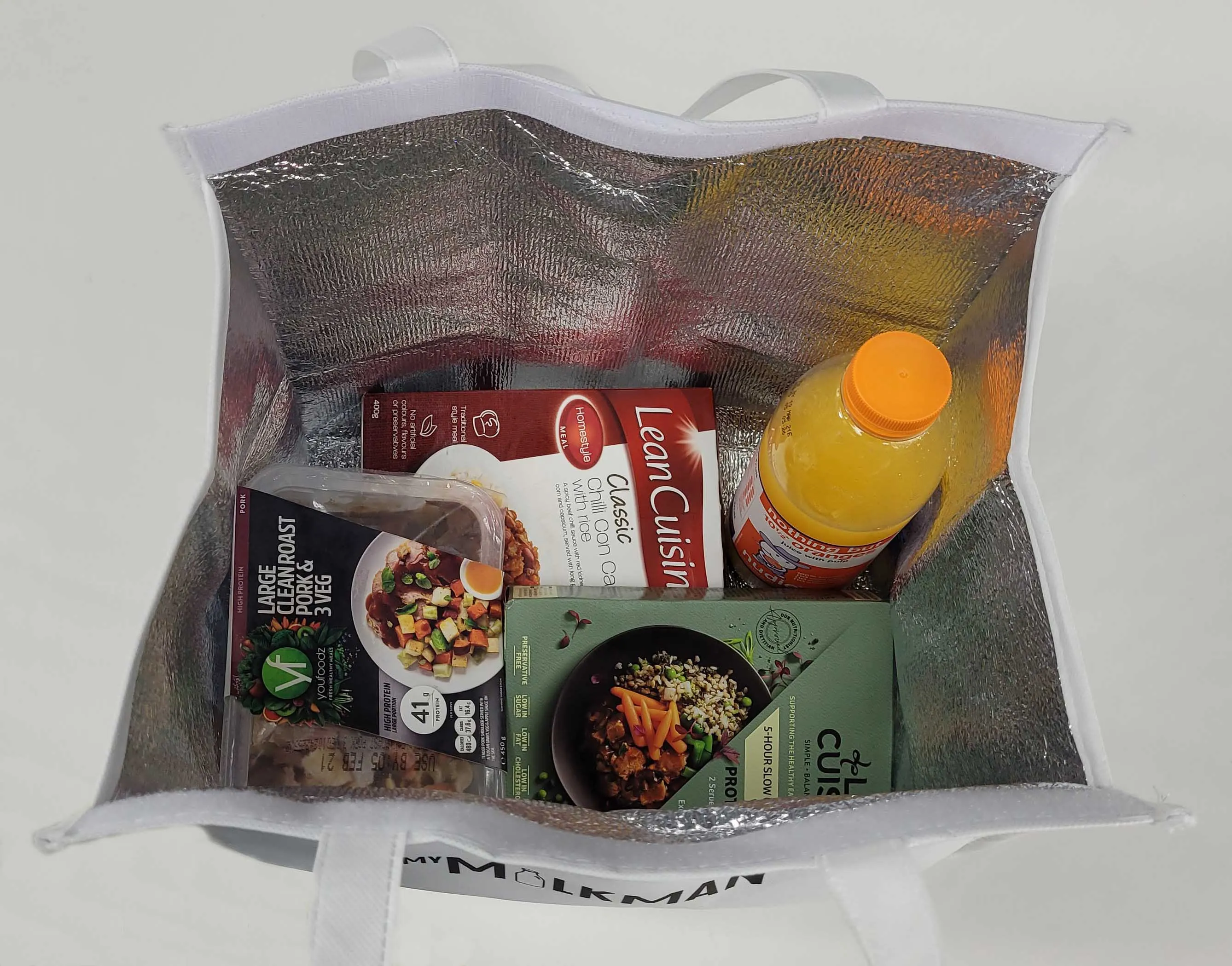 Insulated Shopping Bag (price per 10 bag pack)