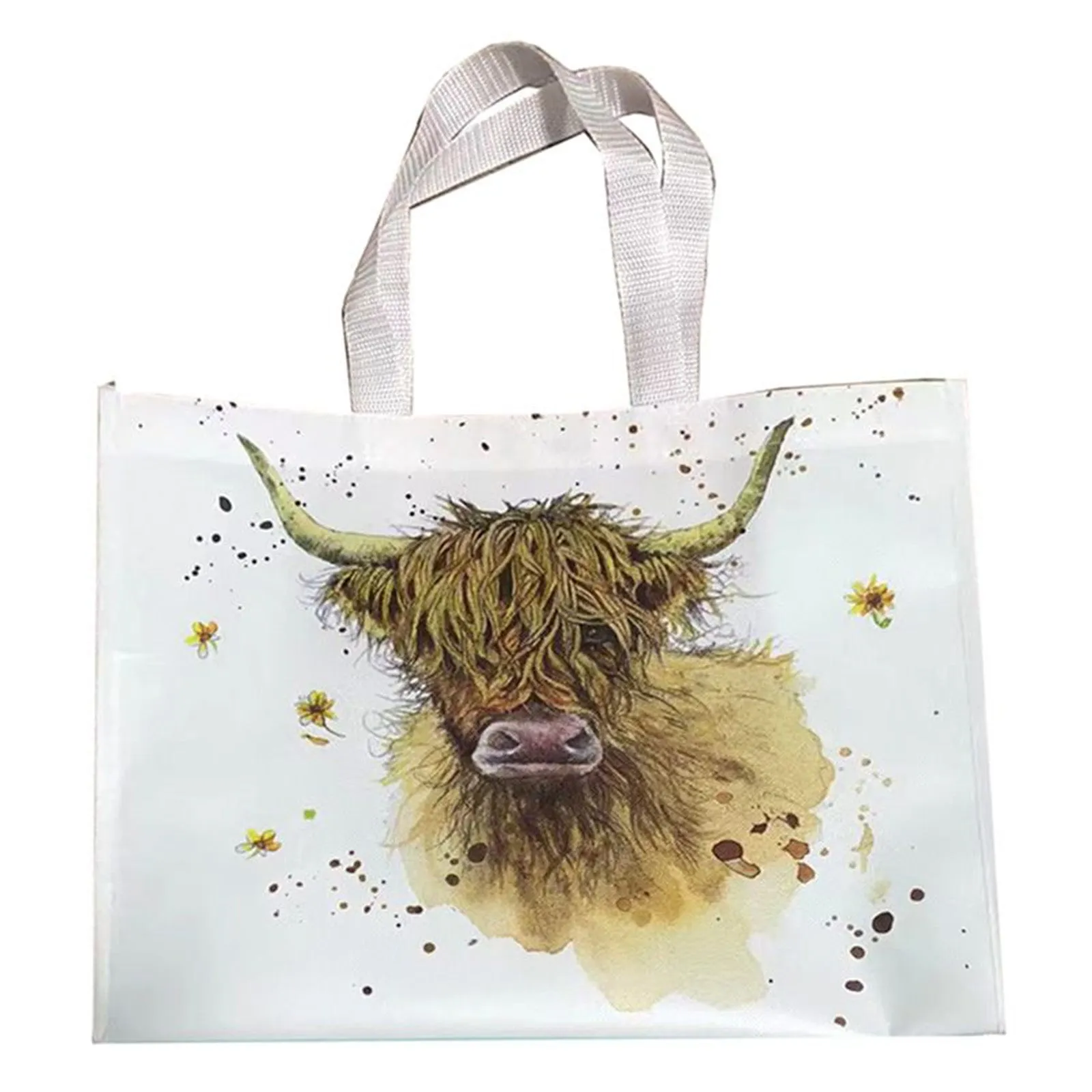 Jan Pashley Highland Cow Reusable Shopping Bag