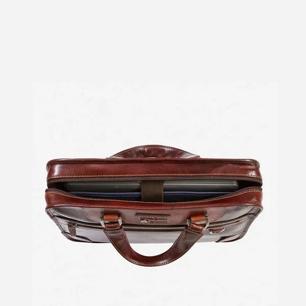 Jekyll & Hide - Oxford Medium Laptop Briefcase - Tobacco