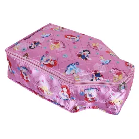 Kuber Industries Disney Princess Blouse Cover | Satin Digital Blouse Cover | Cloth Organizer for woman | Clothes Storage Bag | Double Zip wardrobe organizers | Pink