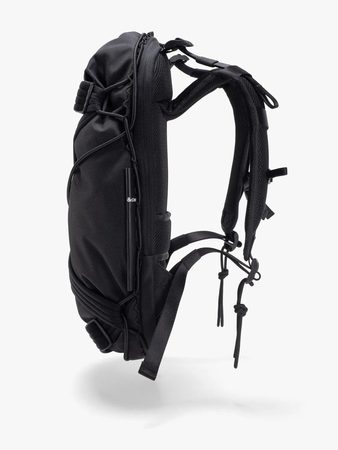 Ladon Braided Black Backpack