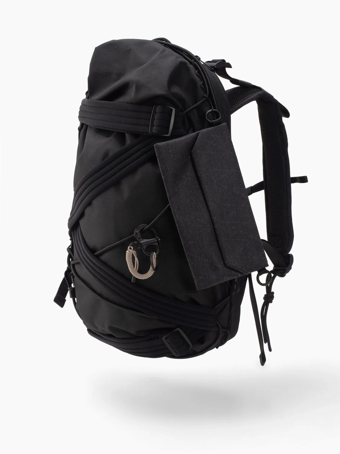 Ladon Braided Black Backpack