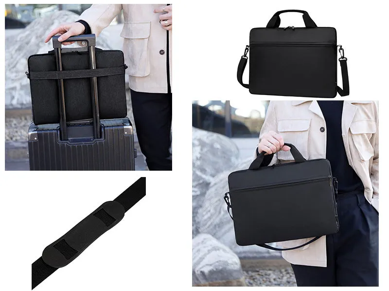 Laptop Shoulder and Hand Bag- Black