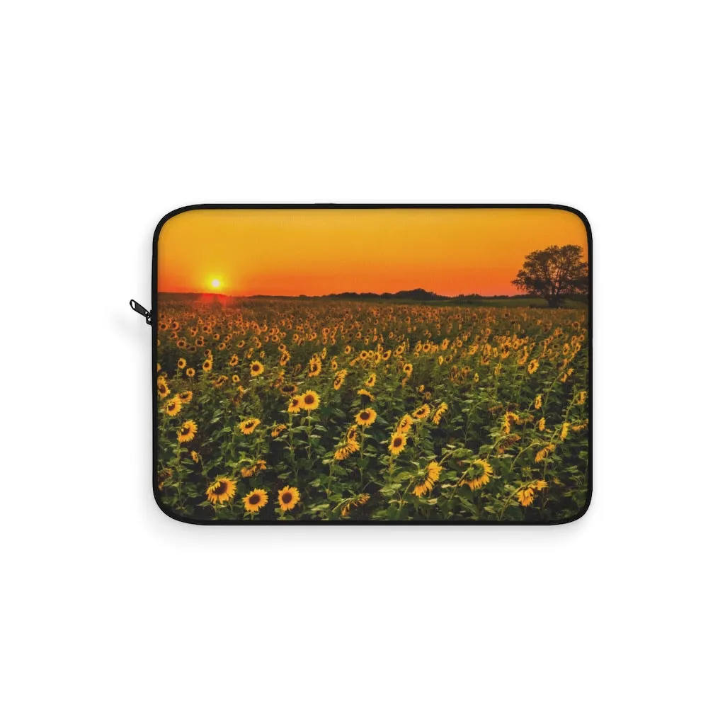 Laptop Sleeve Computer Case Sunflower Fields