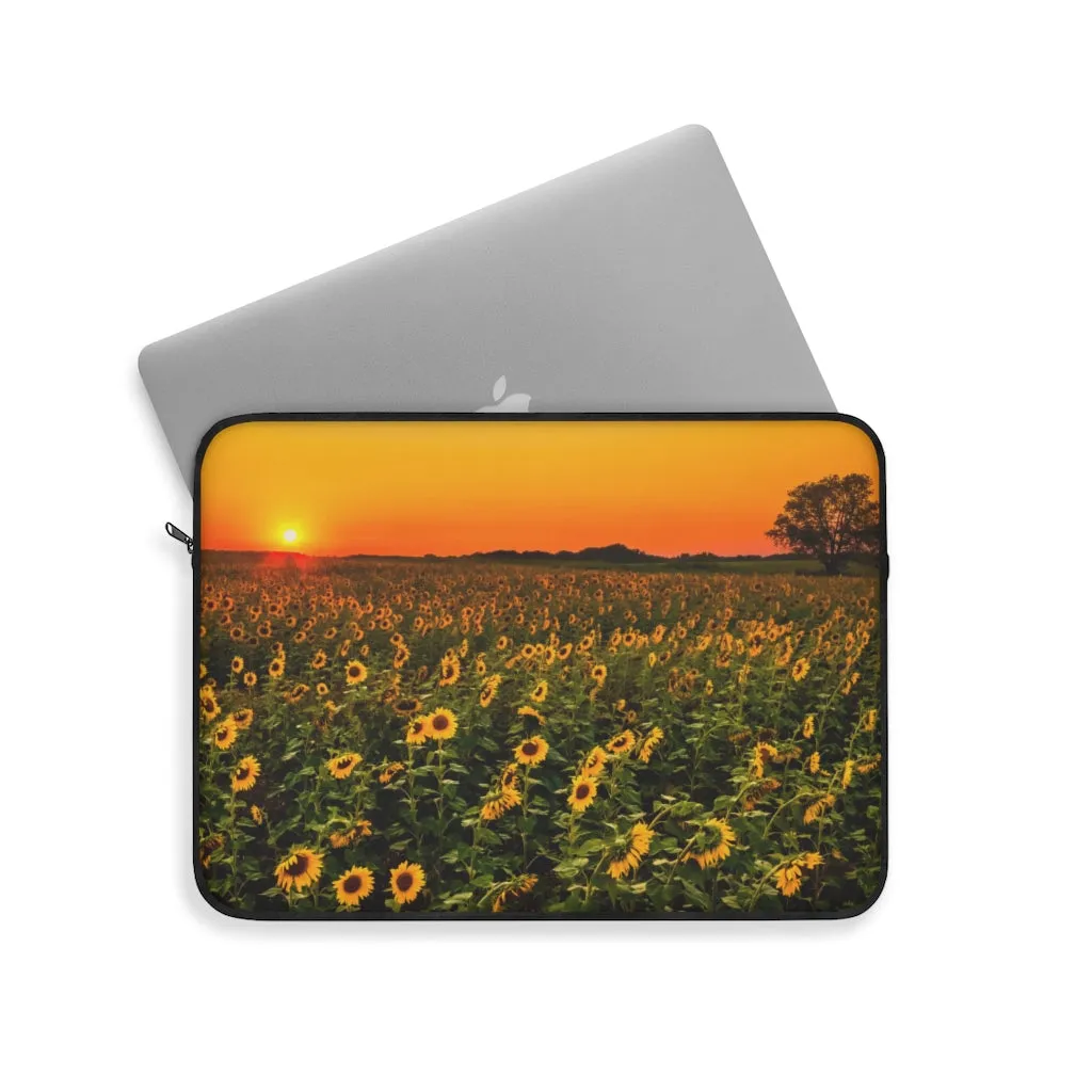 Laptop Sleeve Computer Case Sunflower Fields