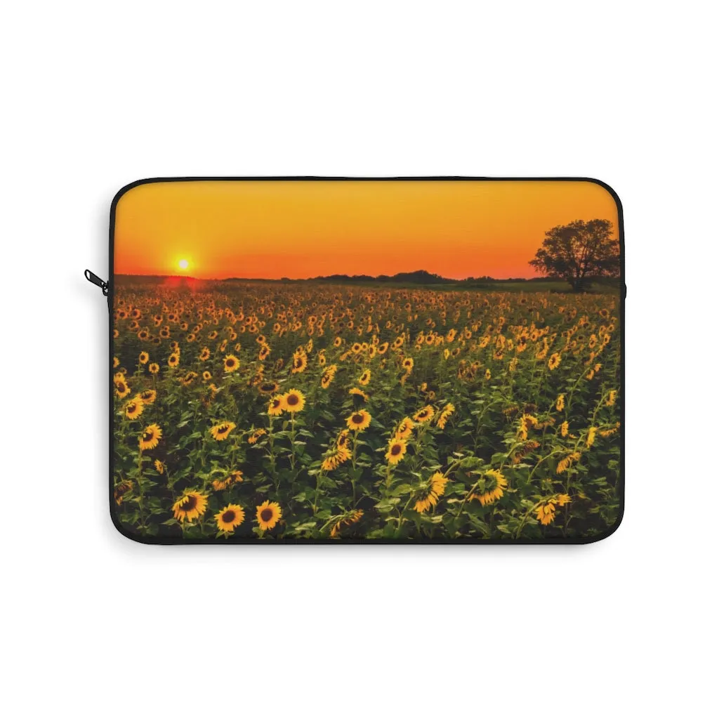 Laptop Sleeve Computer Case Sunflower Fields