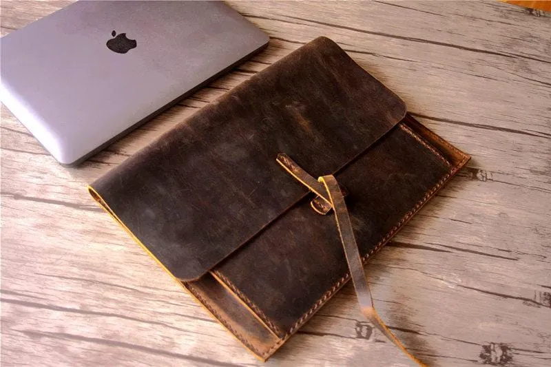 Leather Laptop Sleeve 14 inch Custom Covers