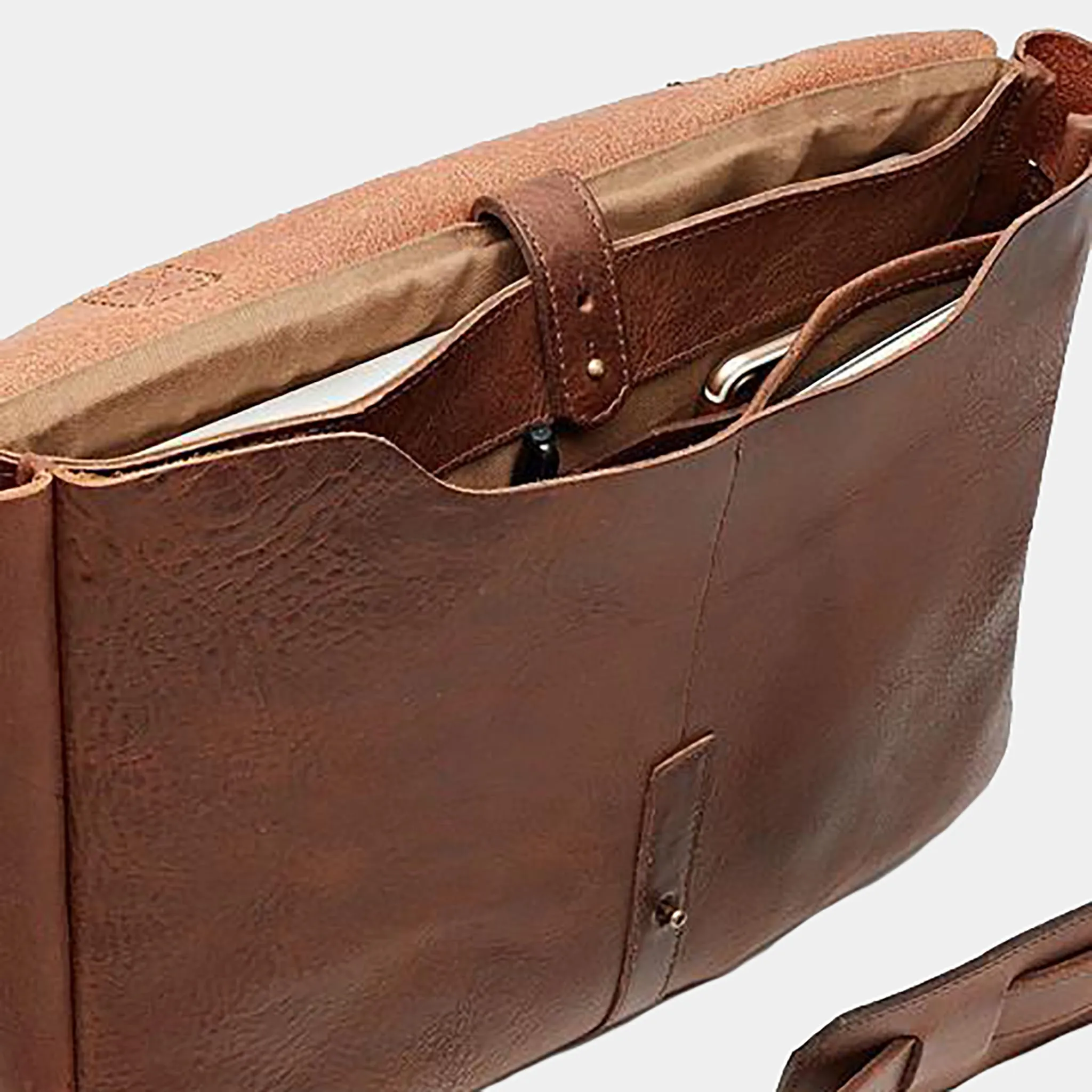 Leather Loreto Messenger Bag