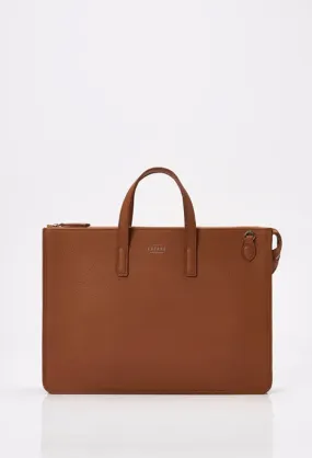 Leather Slim Briefcase