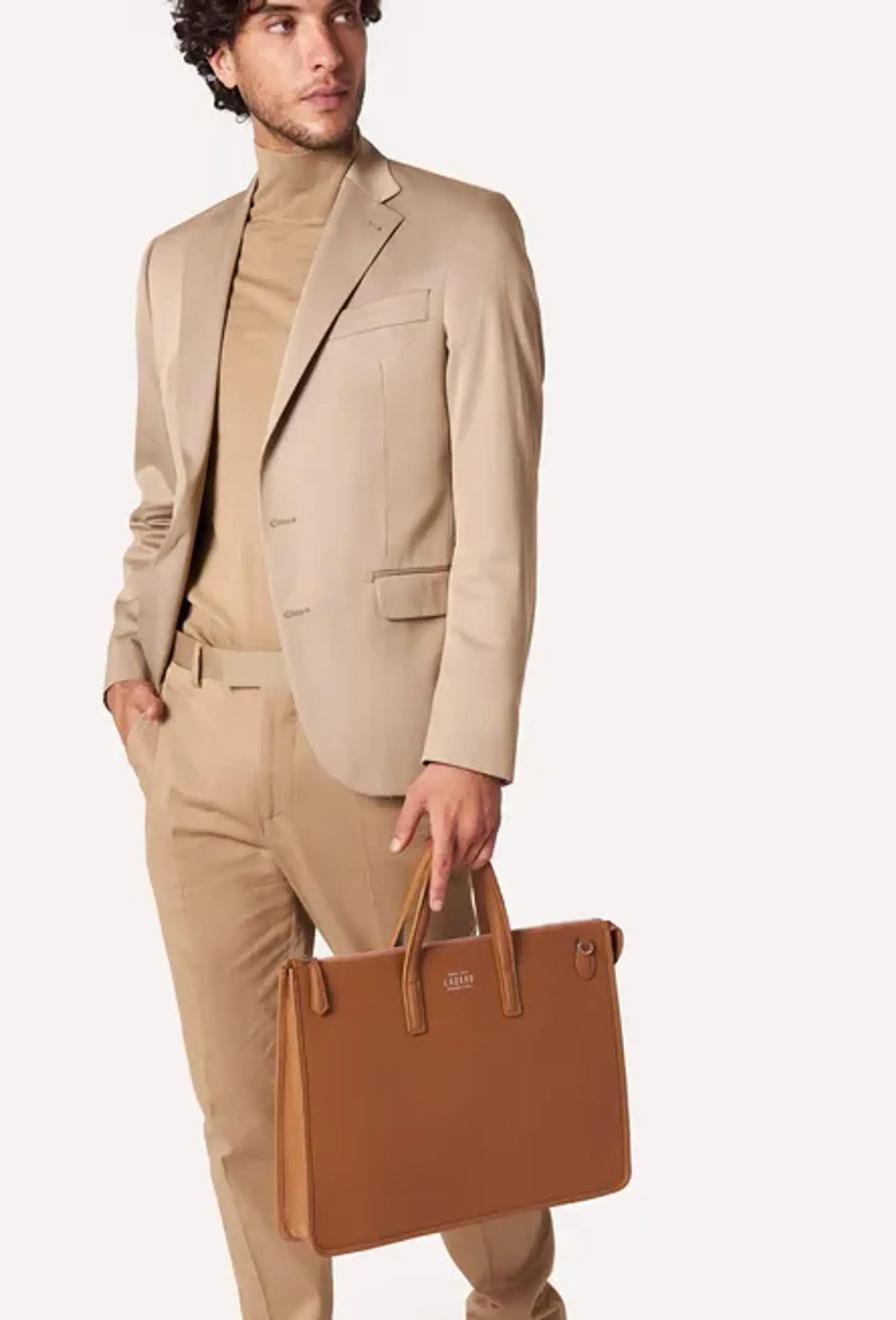 Leather Slim Briefcase