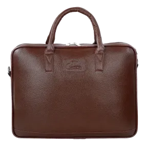 Leather World Sleek & Stylish Unisex PU Leather Office Messenger Bag