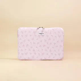 Lilac Hearts Laptop Sleeve