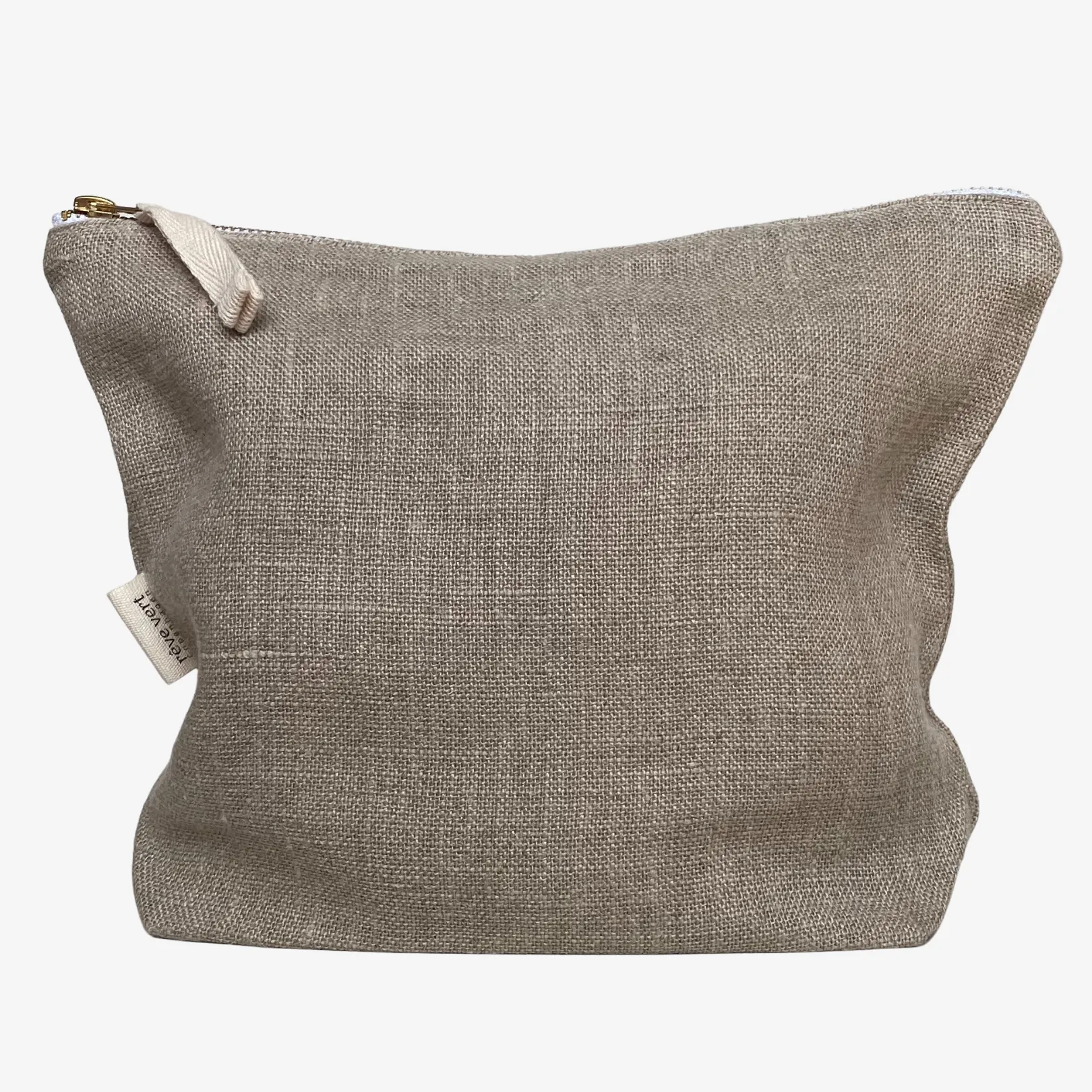 Linen toiletry bag / size 22x29x9cm