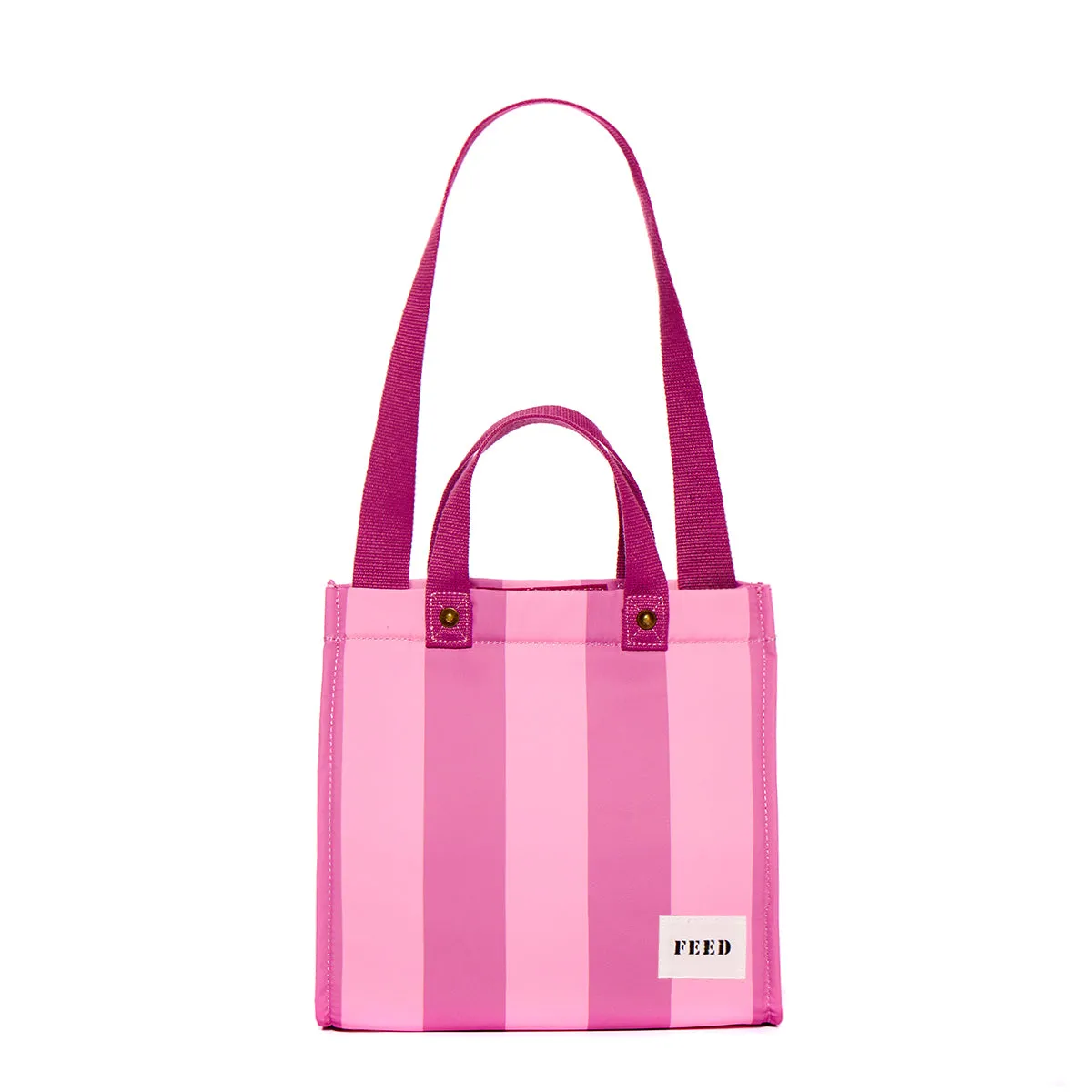 Lunch Bag Pink Cabana Stripe