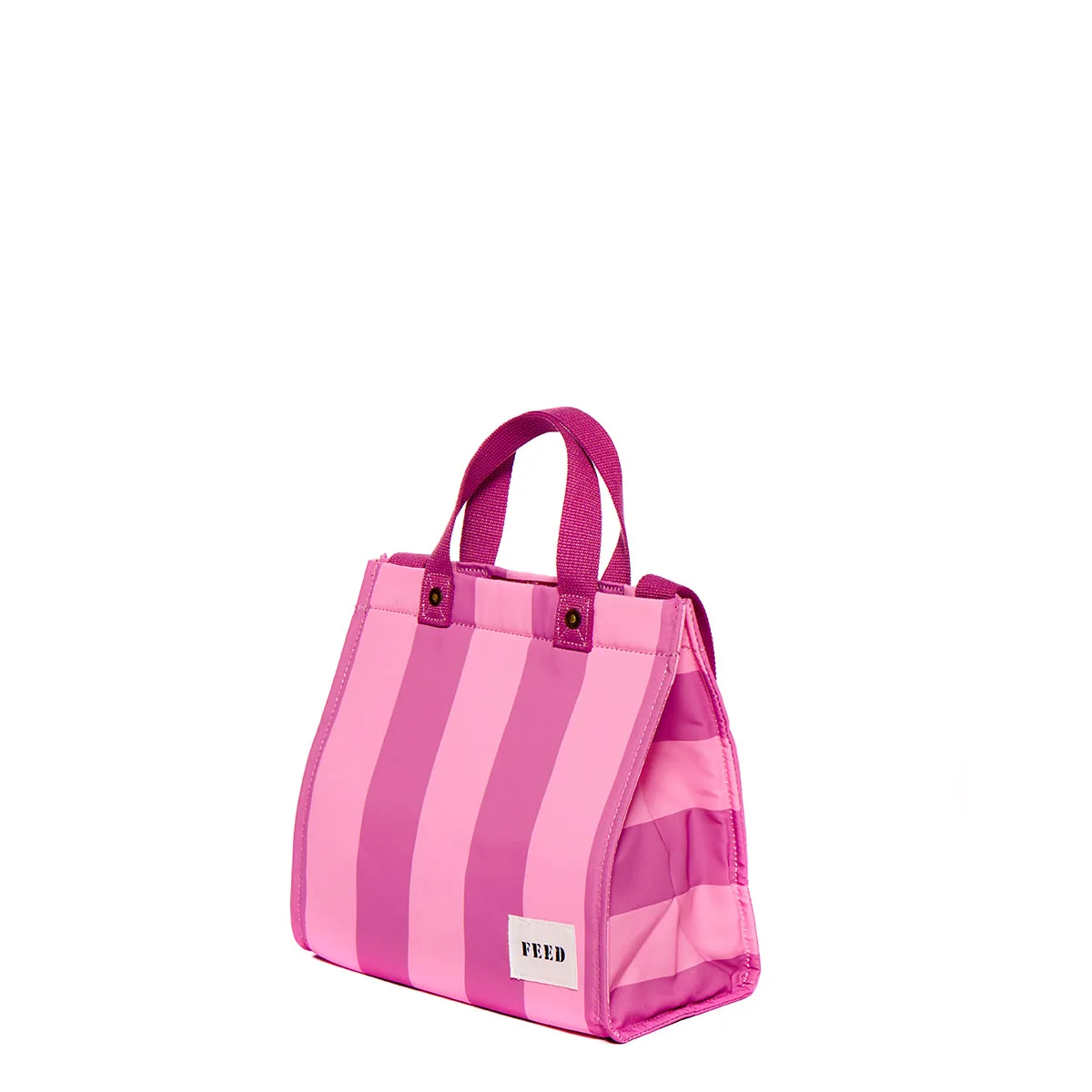 Lunch Bag Pink Cabana Stripe