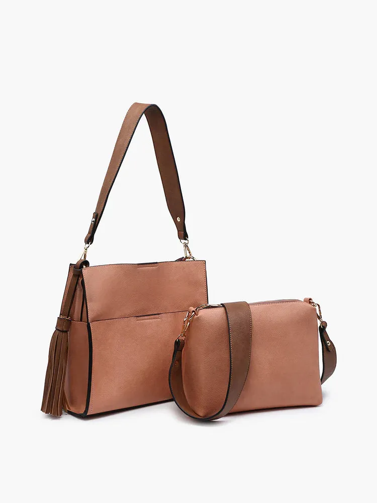 Lyla Bucket Bag (Apricot)