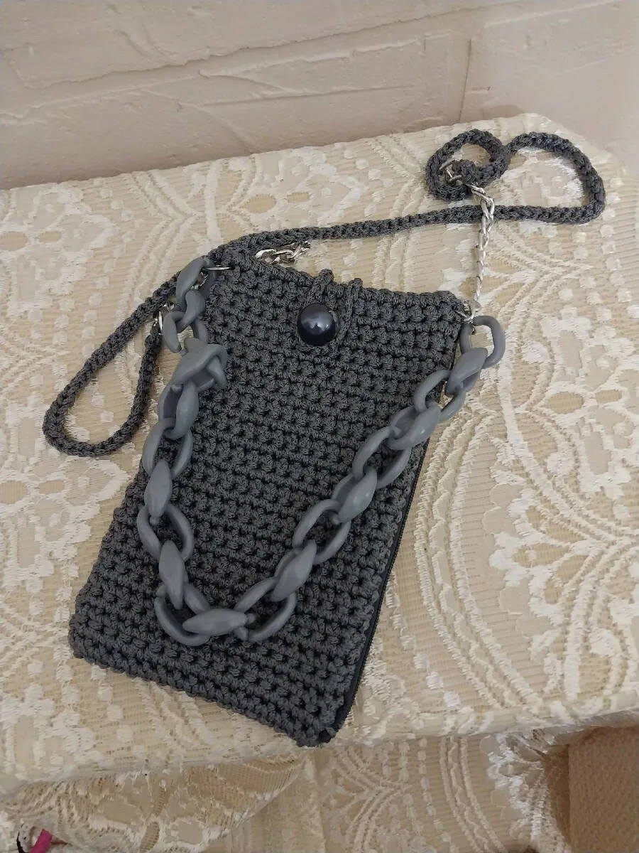 Magic of Crochet Handmade Phone Bag with Wallet