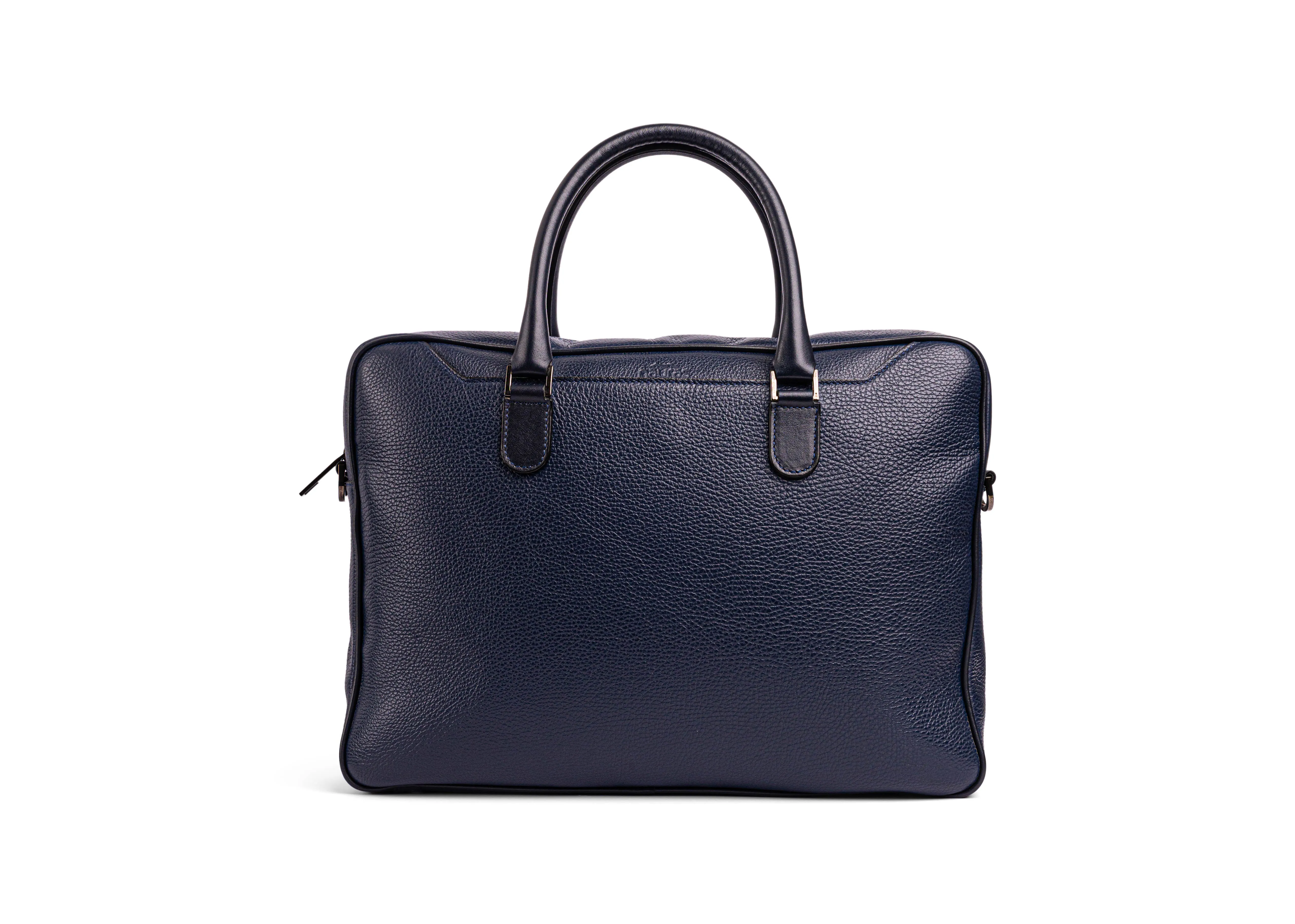 Man Business Leather Bag 1 Zip 1002