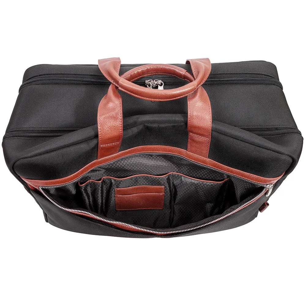 McKlein 21" Nylon Two-tone Dual-Compartment Laptop Duffel