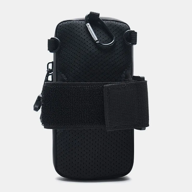 Men Casual Waterproof Dacron Air Permeability 6.6 Inch Phone Bag Waist Crossbody Shoulder