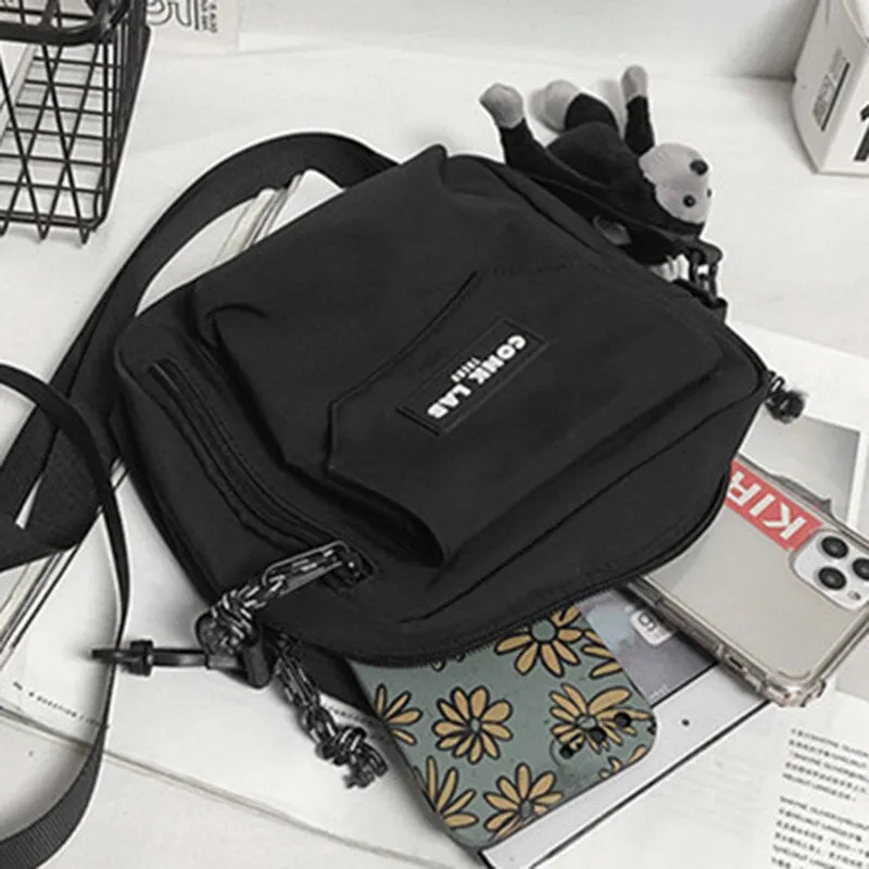 Men Nylon Hip-hop Brethable All-match Crossbody Bag Shoulder