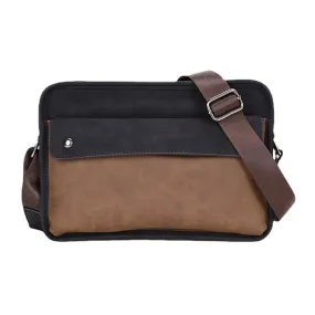 Men PU Leather Anti-theft British Retro Crossbody Bags Shoulder Bag Messenger