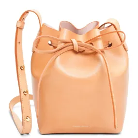 Mini Mini Bucket Bag - Cammello/Rosa