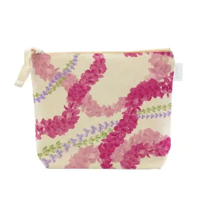 Mixed Purple Lei Cosmetic Bag, Large