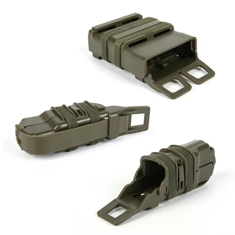 MOLLE RIFLE & DBL PISTOL HOLDER, HARDSHELL (OD)