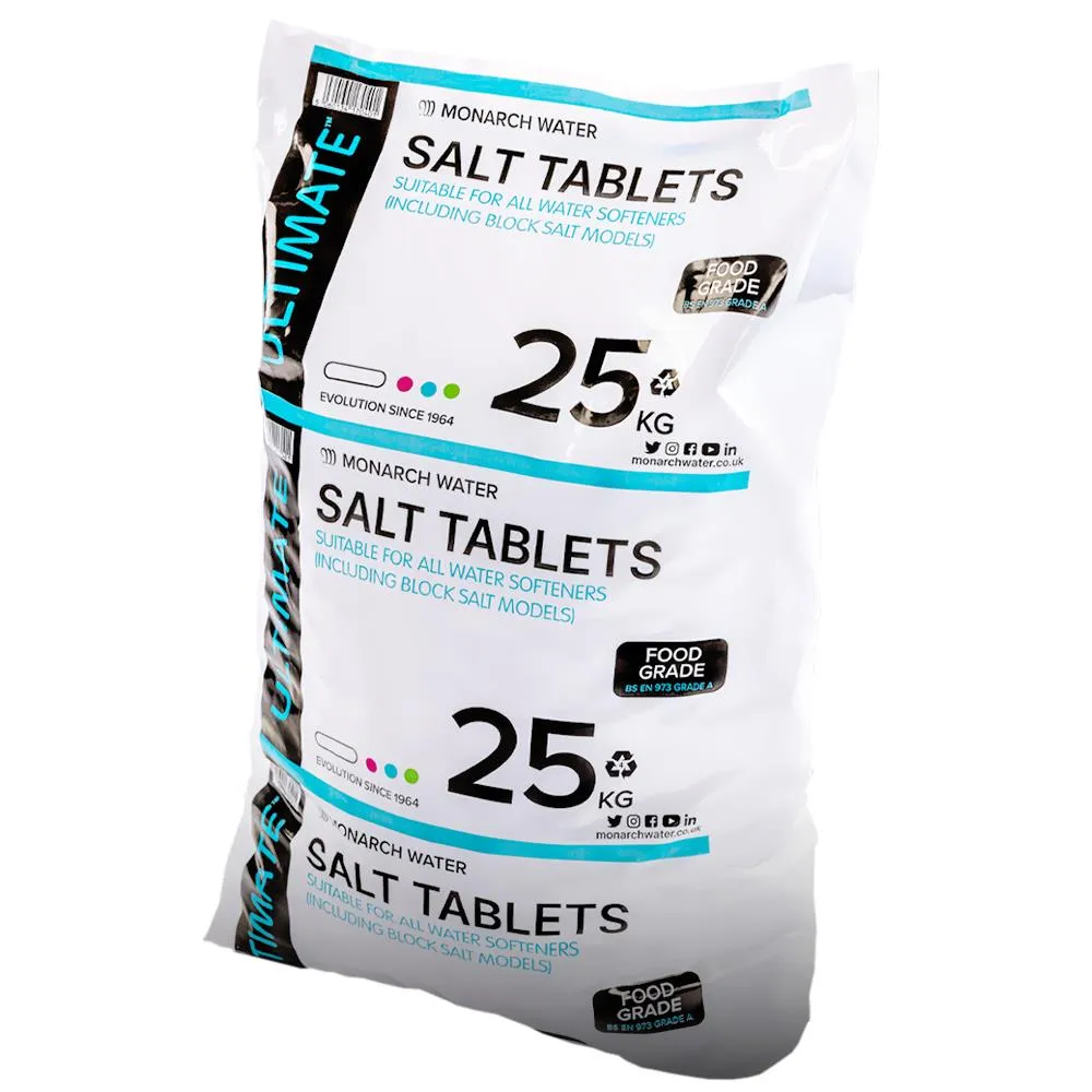 Monarch Ultimate Water Softener Tablets Salt 25kg Bag