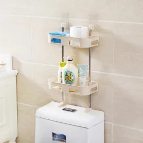 Multilayer Wall-mounted Bathroom Shelf Organizer Rack