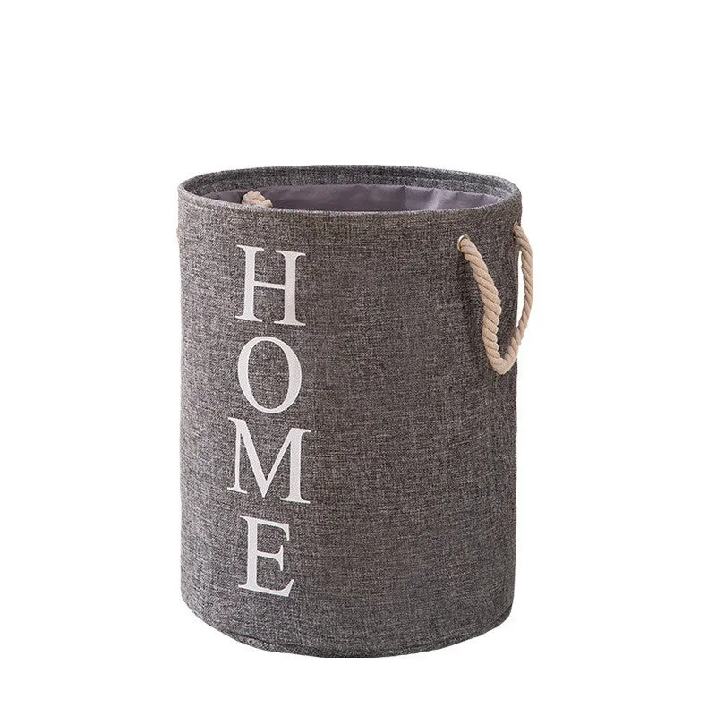 New Dirty Clothes Hamper Cotton And Linen Storage Bucket