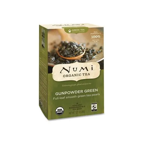 Numi Tea Gunpowder Green Organic Tea - 18 Bags