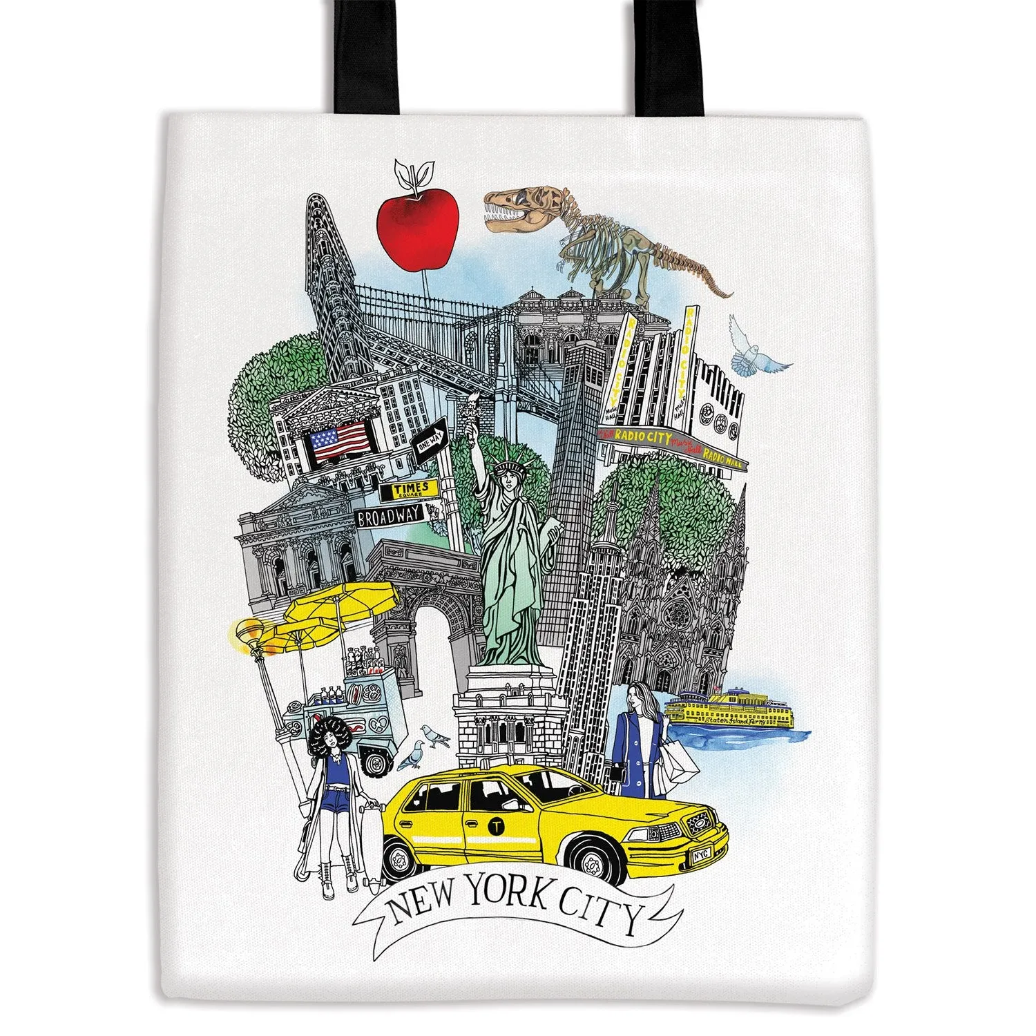 NYC Canvas Tote Bag