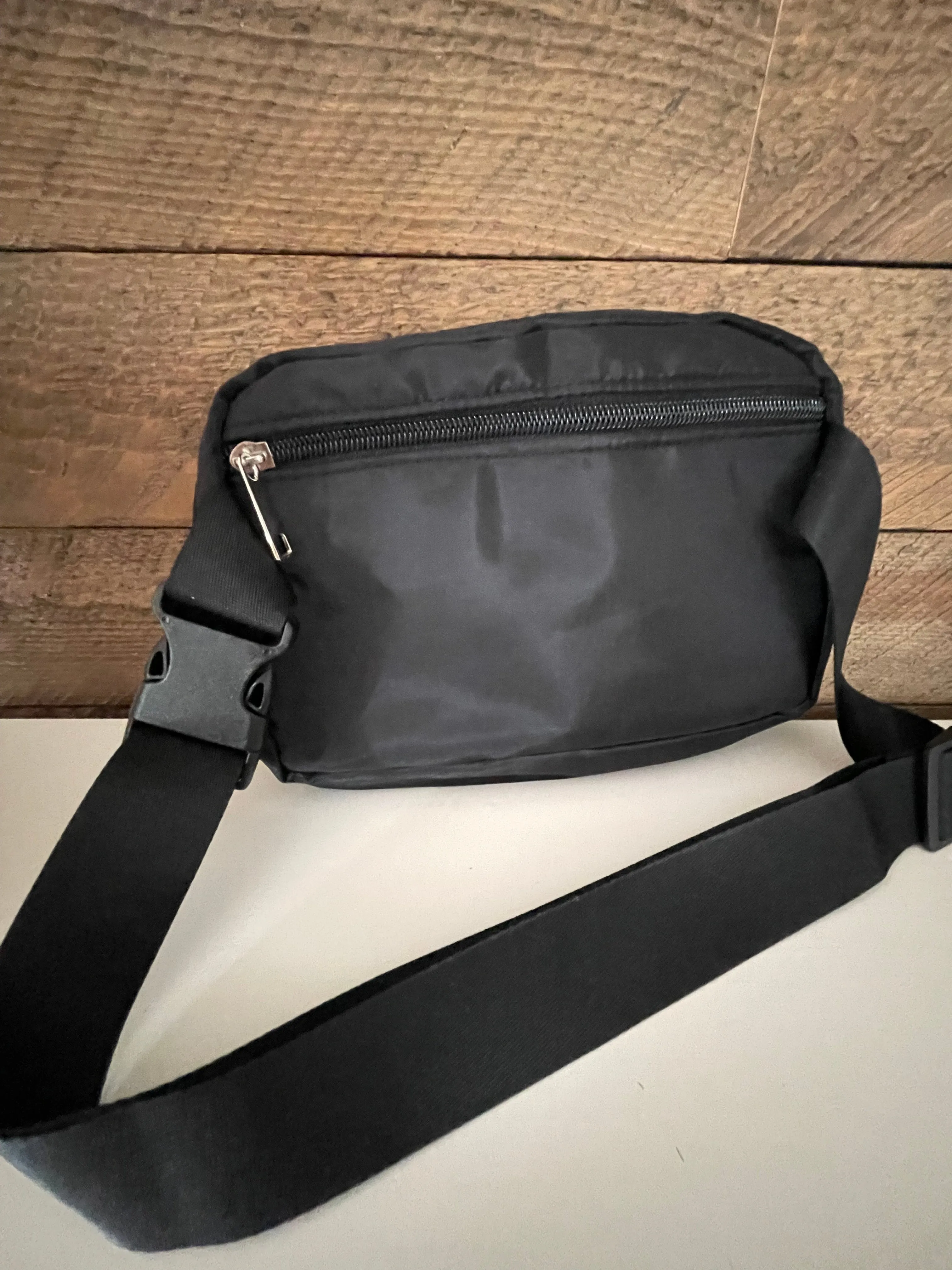 Nylon Belt Bag-Black