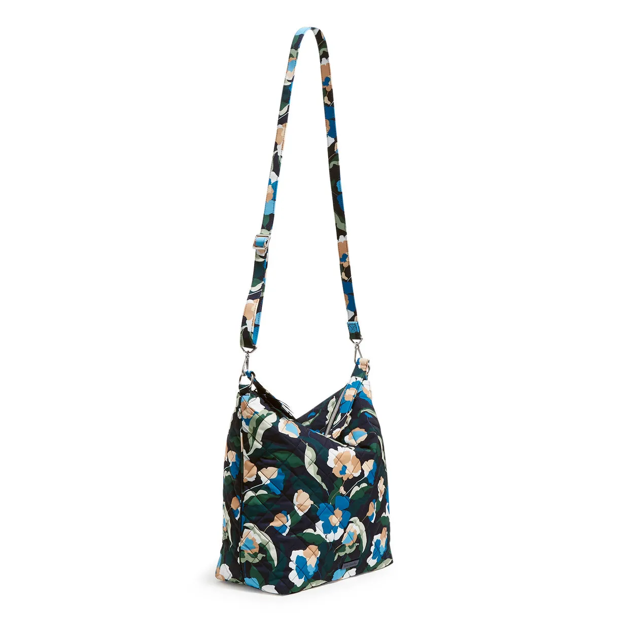 Oversize Hobo Shoulder Bag - Immersed Blooms