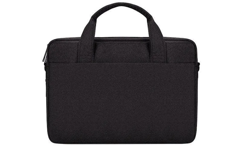 Oxford Men's Portable And Expandable Laptop Bag-Black