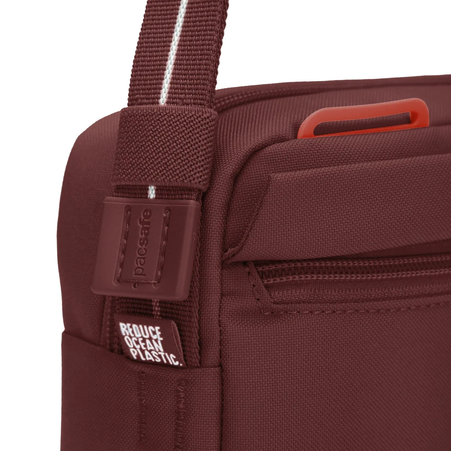 Pacsafe GO crossbody Garnet Red