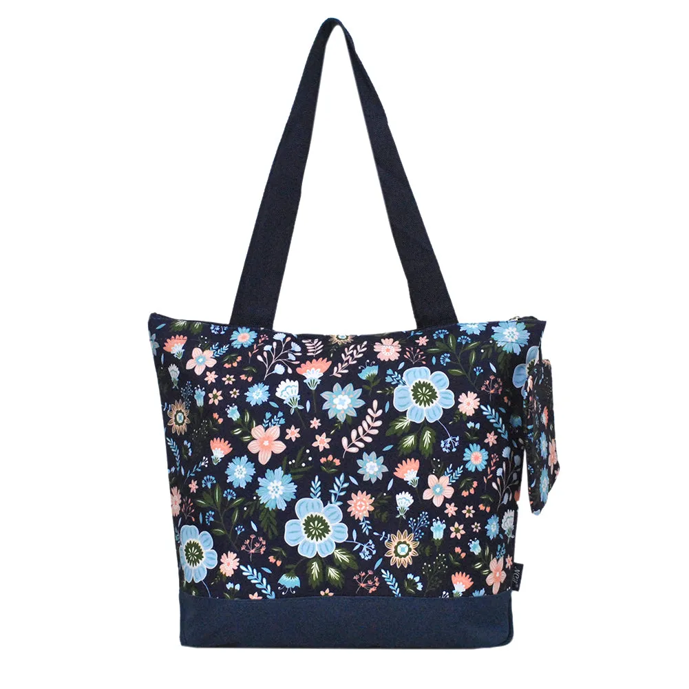 Pastel Floral NGIL Canvas Tote Bag