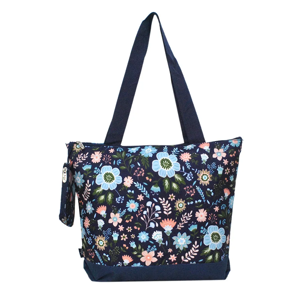 Pastel Floral NGIL Canvas Tote Bag