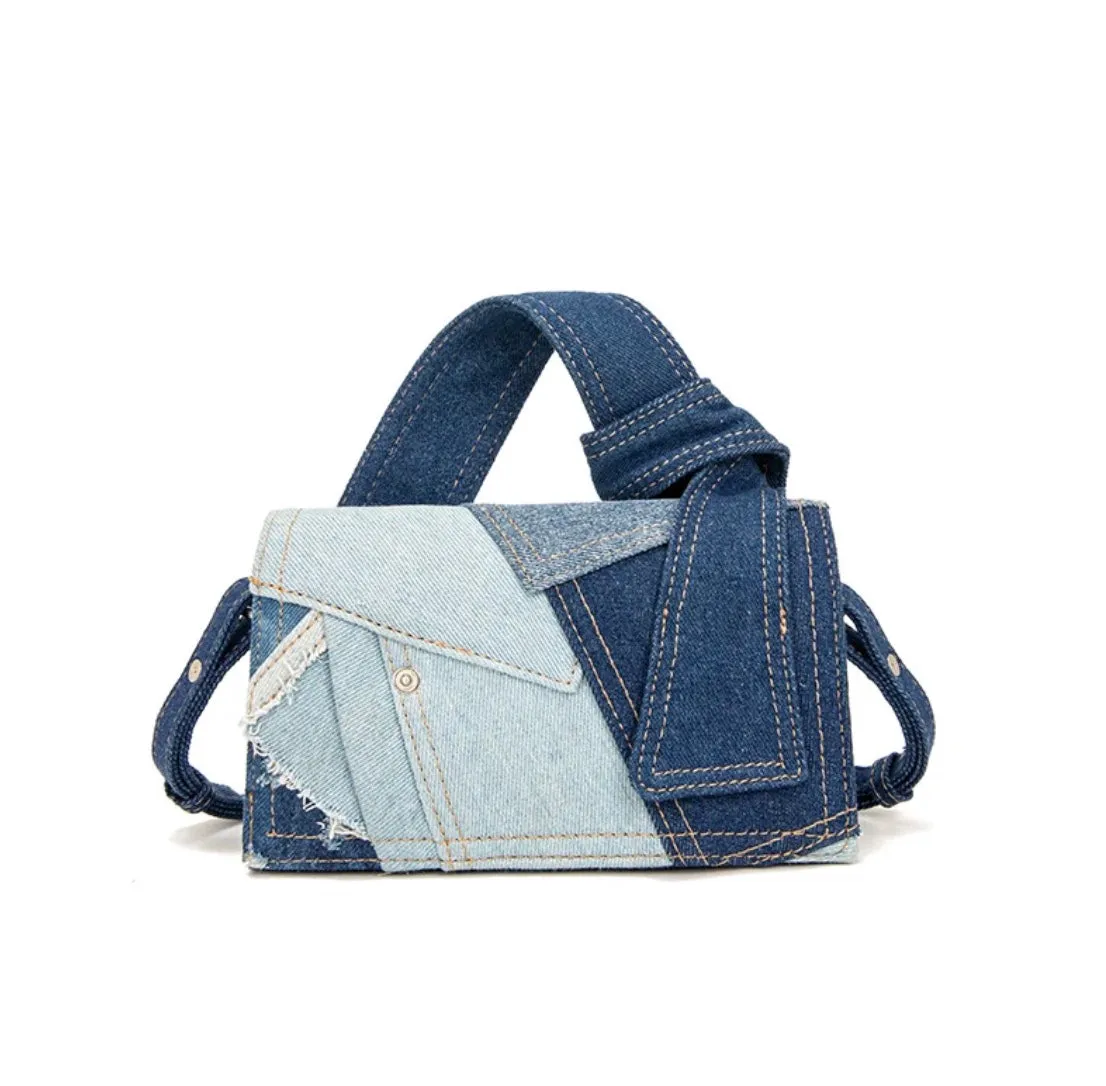 Patchwork Denim Bag