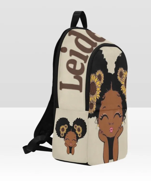 Personalized Sunflower Beauty Back Pack