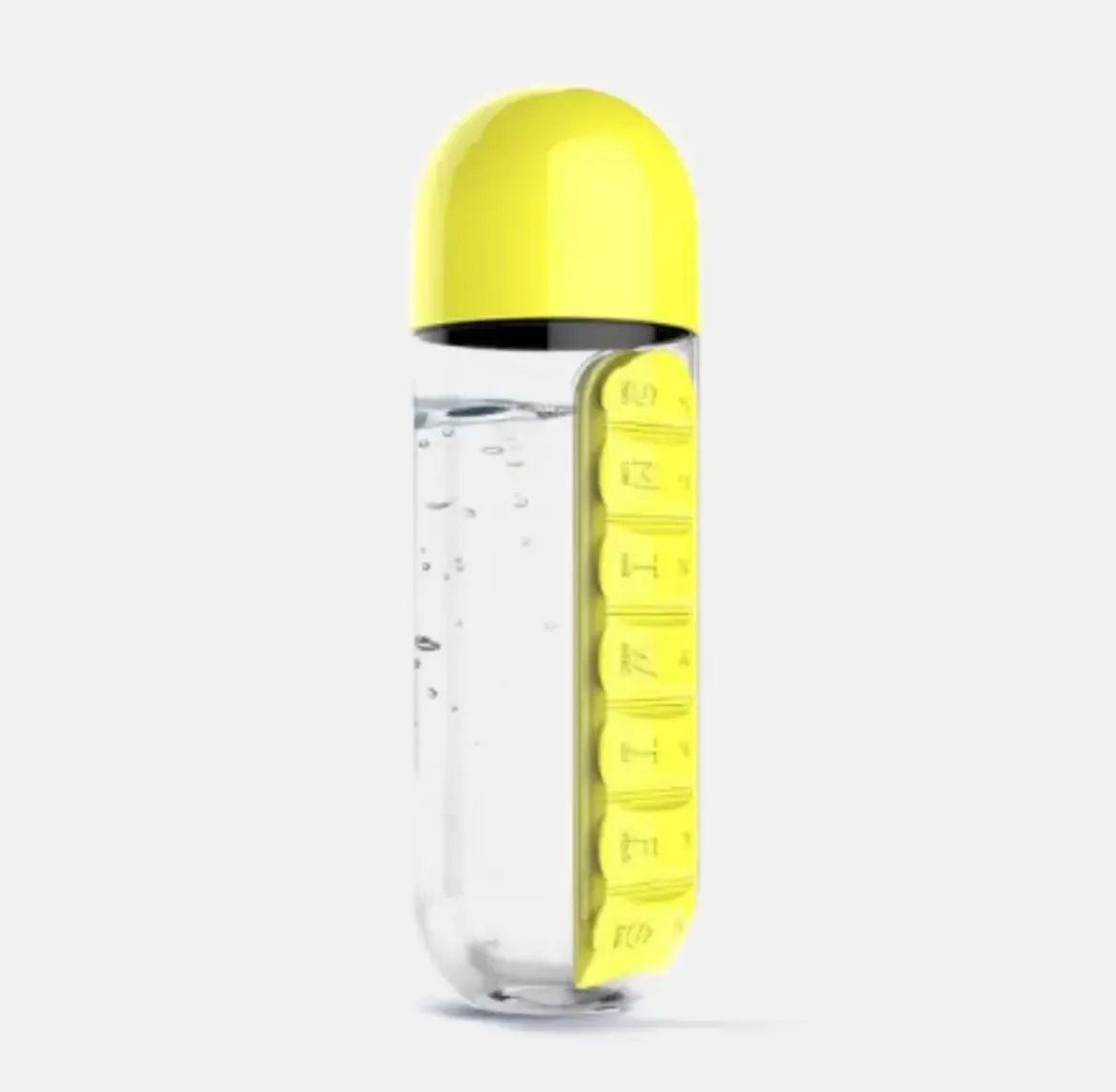 Pill Organizer Water Bottle