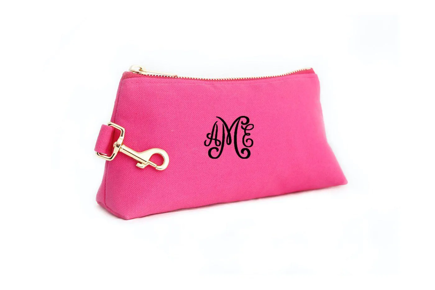 Pink Canvas LUXE Bag with monogram