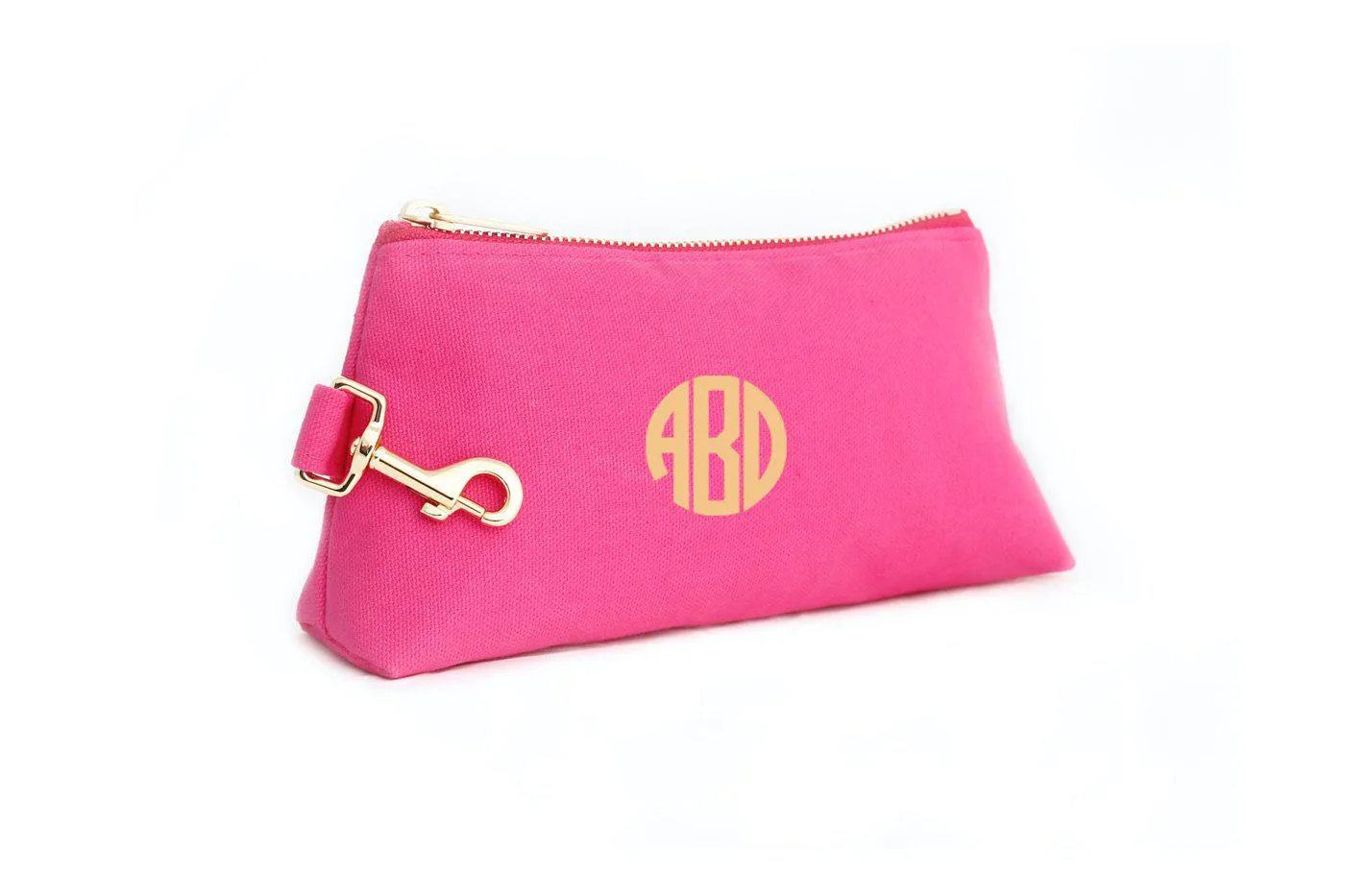 Pink Canvas LUXE Bag with monogram